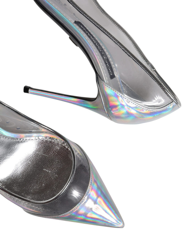 Multicolor schillernde spitze Zehe Pumps Schuhe
