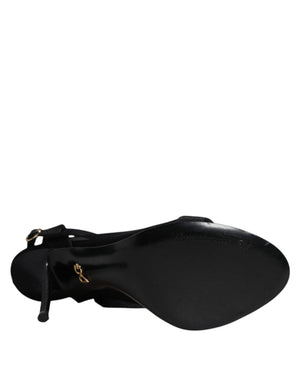 Schwarz Tüll Stretch Heels Sandalen Schuhe