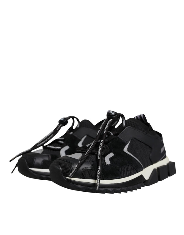 Schwarz Mesh Sorrento Trekking Turnschuhe Schuhe