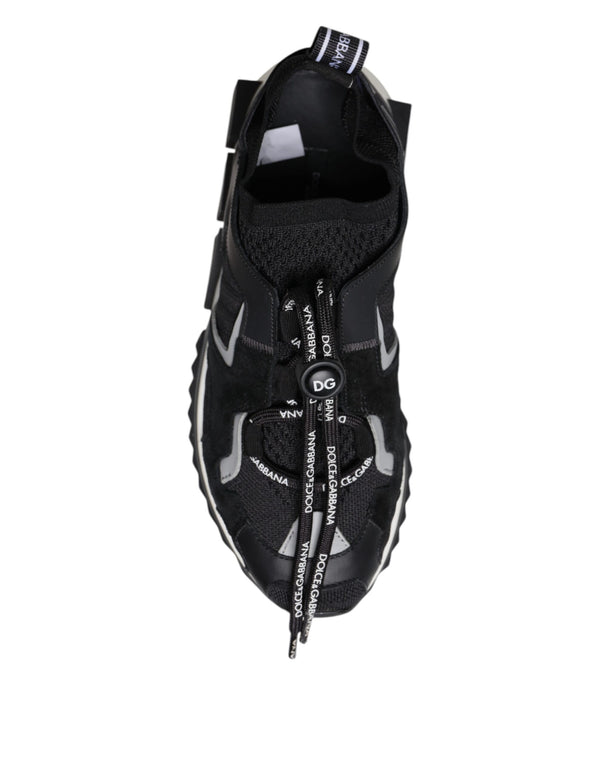 Schwarz Mesh Sorrento Trekking Turnschuhe Schuhe