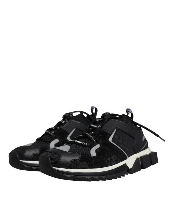 Schwarz Mesh Sorrento Trekking Turnschuhe Schuhe