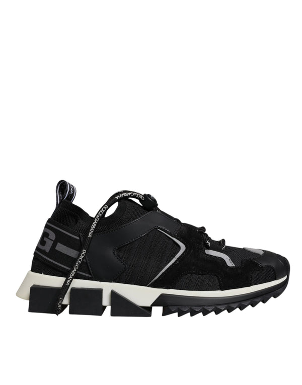 Schwarz Mesh Sorrento Trekking Turnschuhe Schuhe