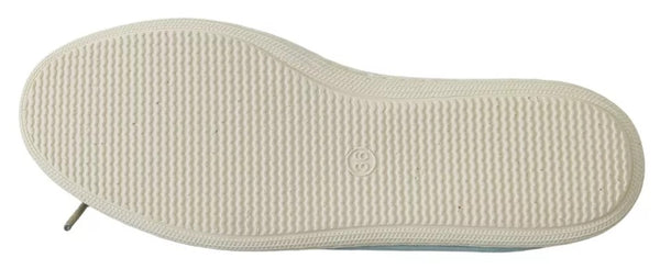 Minnesota Blaue Streifen Flache Slip-On Schuhe
