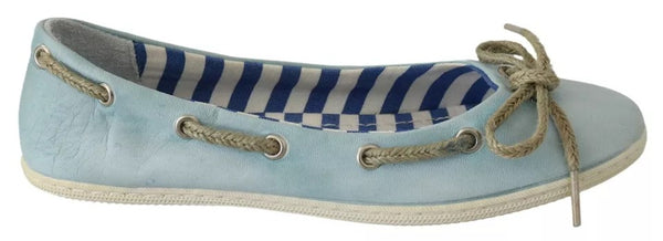 Minnesota Blaue Streifen Flache Slip-On Schuhe