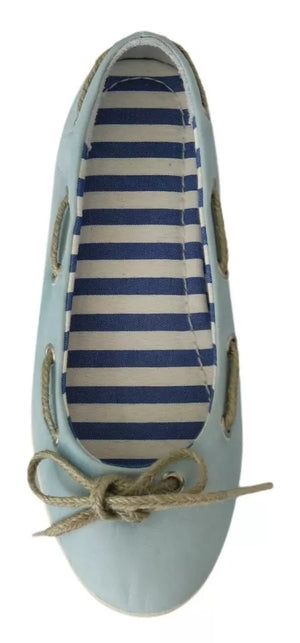 Minnesota Blaue Streifen Flache Slip-On Schuhe