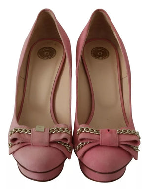 Rosa Schleife Stiletto Heel Pumps Schuhe