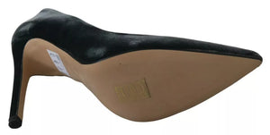 Graue Samt Kleid Stiletto Pumps Schuhe