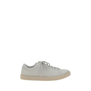 Weiße Kalbshaut Bos Taurus Sneakers mit niedrigem Schaft