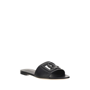 Schwarze Sandalen aus Kalbsleder Bos Taurus