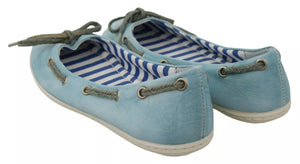 Himmelblau Wildleder Spitze Schleife Loafers Ballett Wohnung Schuhe