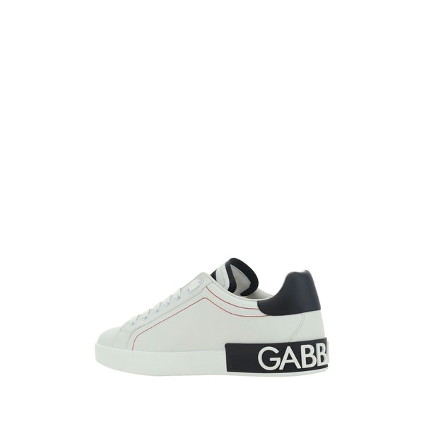 Weiße Kalbshaut Bos Taurus Sneakers mit niedrigem Schaft