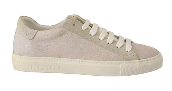 Off White Low Top Lace Up Sneakers Schuhe