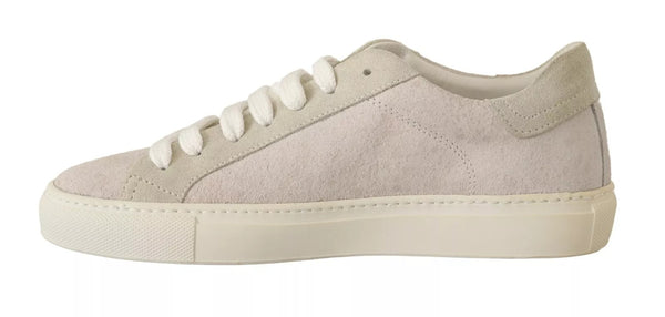 Off White Low Top Lace Up Sneakers Schuhe