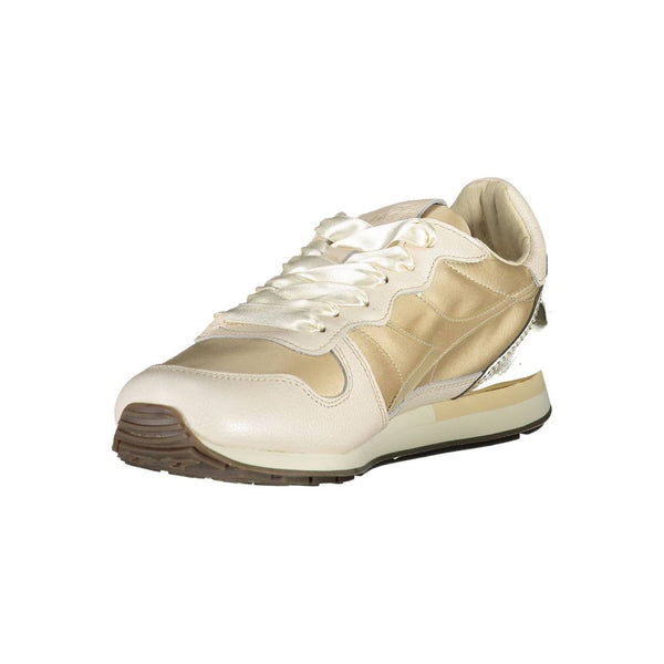 Beige Leder Damen Sneaker