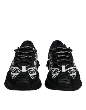 Schwarz Logo Lace Up Low Top NS1 Turnschuhe Schuhe
