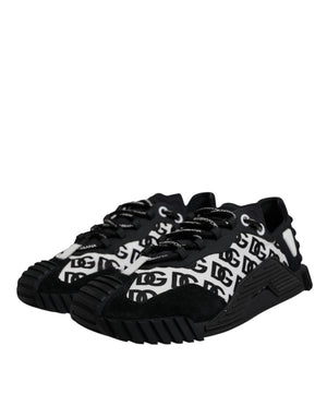 Schwarz Logo Lace Up Low Top NS1 Turnschuhe Schuhe