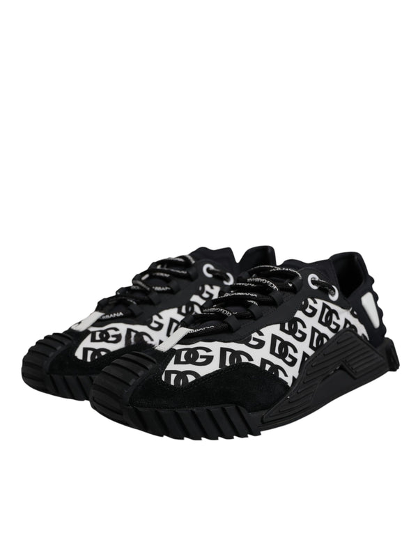 Schwarz Logo Lace Up Low Top NS1 Turnschuhe Schuhe