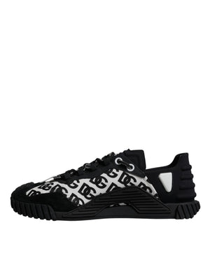 Schwarz Logo Lace Up Low Top NS1 Turnschuhe Schuhe
