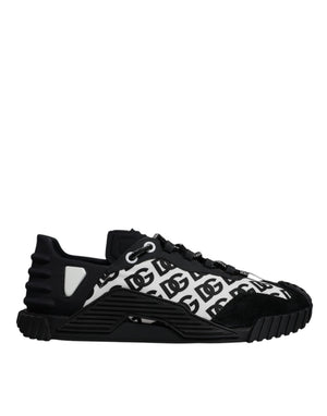 Schwarz Logo Lace Up Low Top NS1 Turnschuhe Schuhe