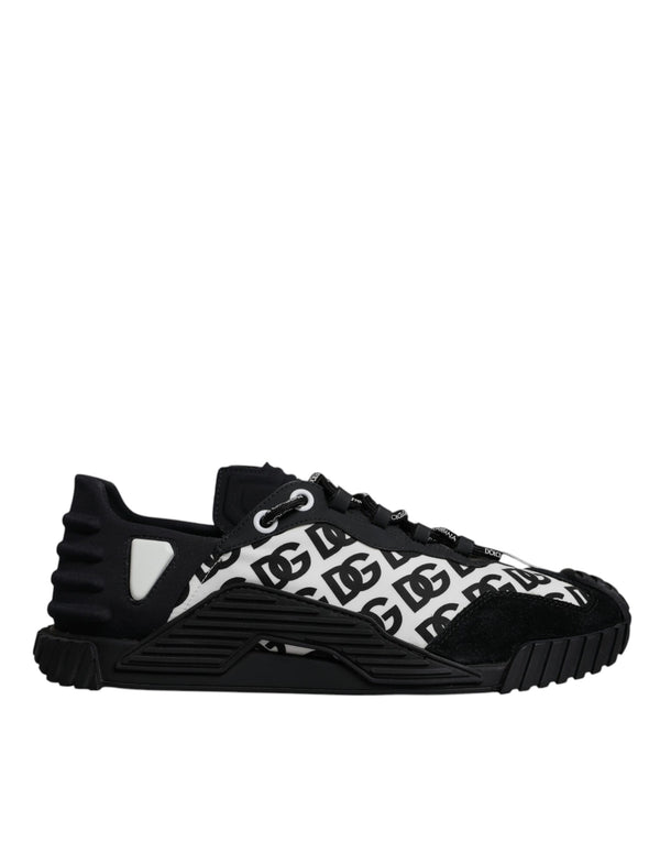 Schwarz Logo Lace Up Low Top NS1 Turnschuhe Schuhe