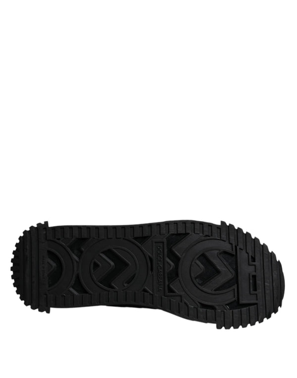 Schwarz Logo Lace Up Low Top NS1 Turnschuhe Schuhe