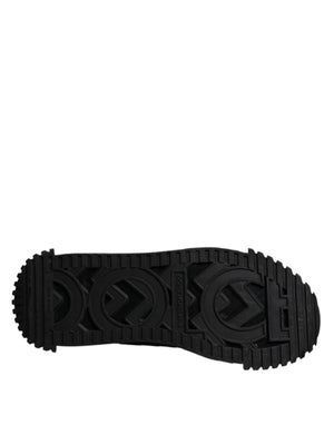 Schwarz Logo Lace Up Low Top NS1 Turnschuhe Schuhe
