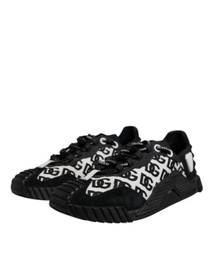Schwarz Logo Lace Up Low Top NS1 Turnschuhe Schuhe