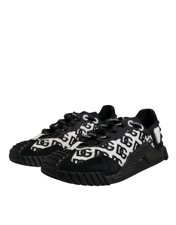 Schwarz Logo Lace Up Low Top NS1 Turnschuhe Schuhe
