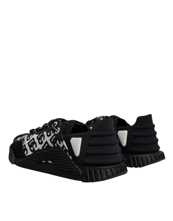 Schwarz Logo Lace Up Low Top NS1 Turnschuhe Schuhe