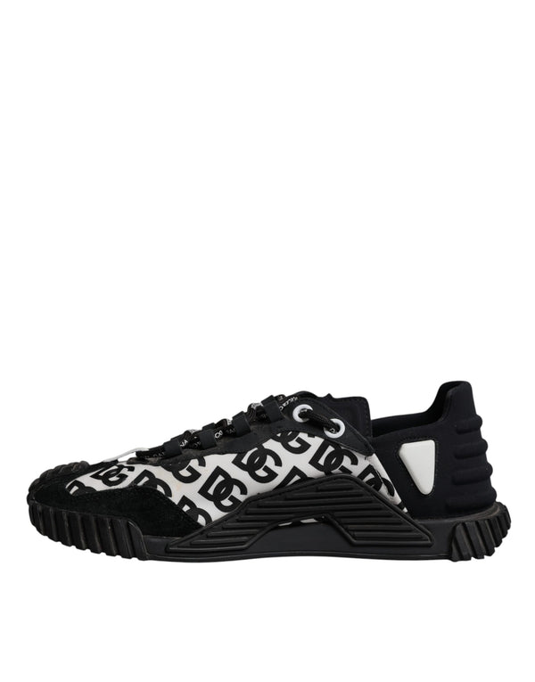 Schwarz Logo Lace Up Low Top NS1 Turnschuhe Schuhe