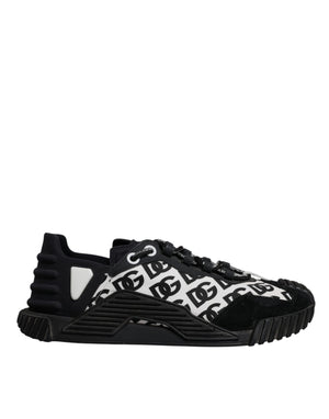 Schwarz Logo Lace Up Low Top NS1 Turnschuhe Schuhe