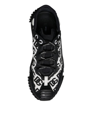 Schwarz Logo Lace Up Low Top NS1 Turnschuhe Schuhe