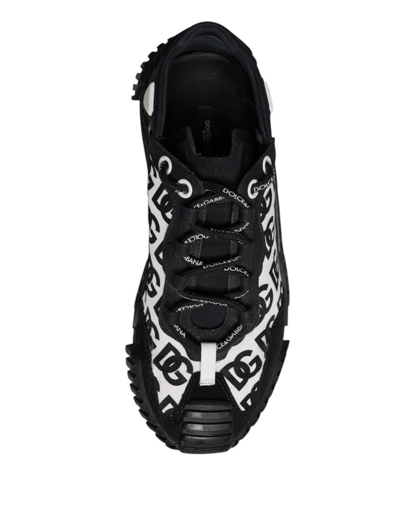 Schwarz Logo Lace Up Low Top NS1 Turnschuhe Schuhe