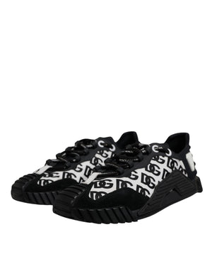 Schwarz Logo Lace Up Low Top NS1 Turnschuhe Schuhe