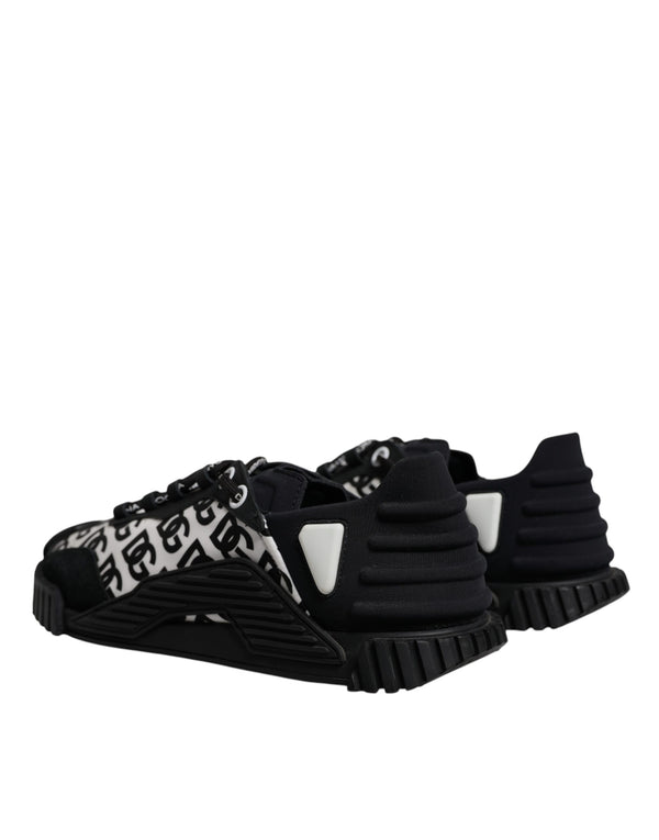 Schwarz Logo Lace Up Low Top NS1 Turnschuhe Schuhe