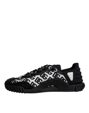 Schwarz Logo Lace Up Low Top NS1 Turnschuhe Schuhe