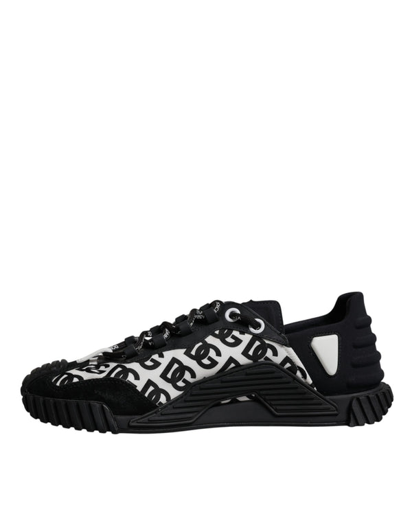 Schwarz Logo Lace Up Low Top NS1 Turnschuhe Schuhe