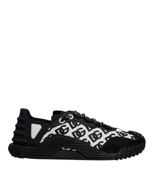 Schwarz Logo Lace Up Low Top NS1 Turnschuhe Schuhe