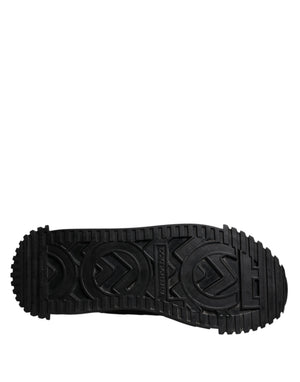 Schwarz Logo Lace Up Low Top NS1 Turnschuhe Schuhe