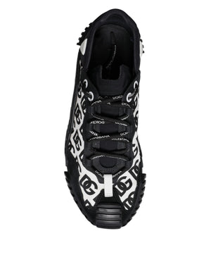Schwarz Logo Lace Up Low Top NS1 Turnschuhe Schuhe