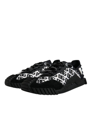 Schwarz Logo Lace Up Low Top NS1 Turnschuhe Schuhe