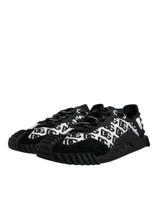Schwarz Logo Lace Up Low Top NS1 Turnschuhe Schuhe