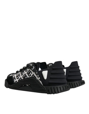 Schwarz Logo Lace Up Low Top NS1 Turnschuhe Schuhe