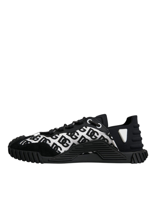 Schwarz Logo Lace Up Low Top NS1 Turnschuhe Schuhe