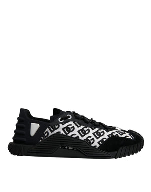Schwarz Logo Lace Up Low Top NS1 Turnschuhe Schuhe