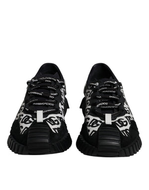 Schwarz Logo Lace Up Low Top NS1 Turnschuhe Schuhe