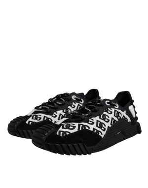Schwarz Logo Lace Up Low Top NS1 Turnschuhe Schuhe
