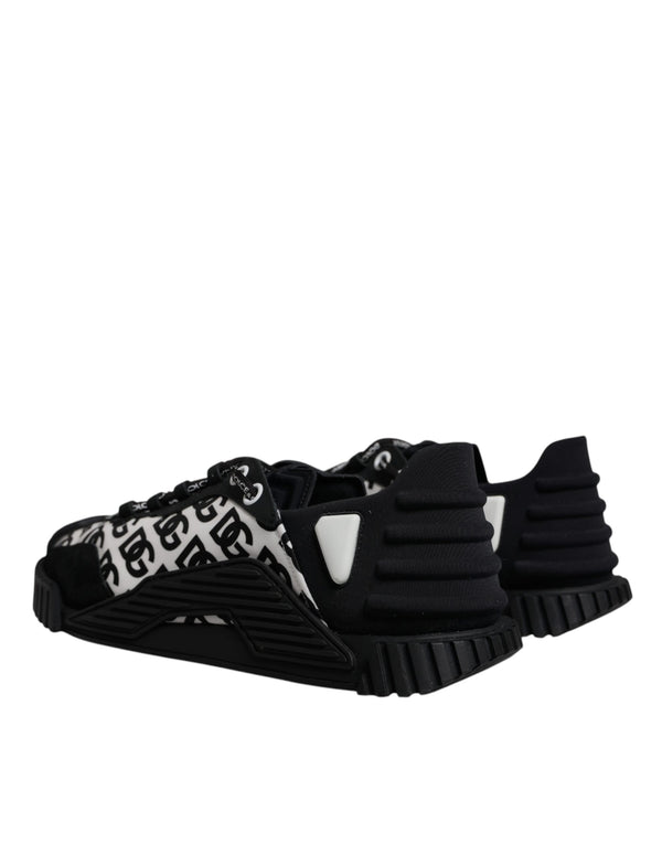 Schwarz Logo Lace Up Low Top NS1 Turnschuhe Schuhe