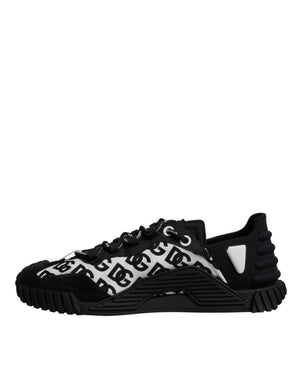 Schwarz Logo Lace Up Low Top NS1 Turnschuhe Schuhe