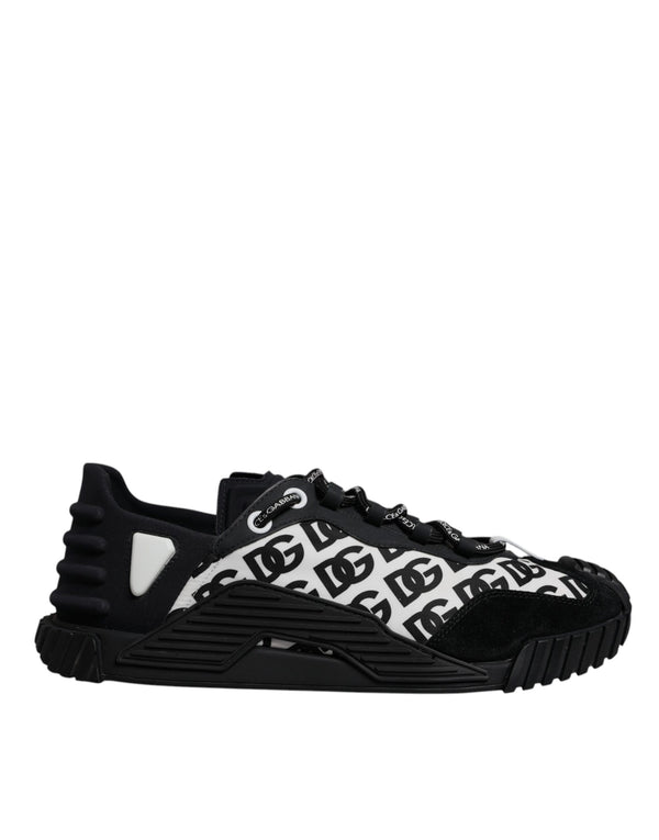 Schwarz Logo Lace Up Low Top NS1 Turnschuhe Schuhe